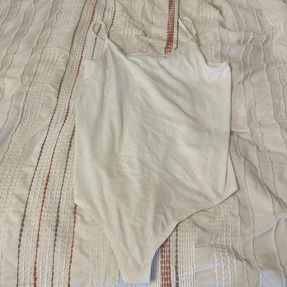 5 for $5 EUC white body suite size large